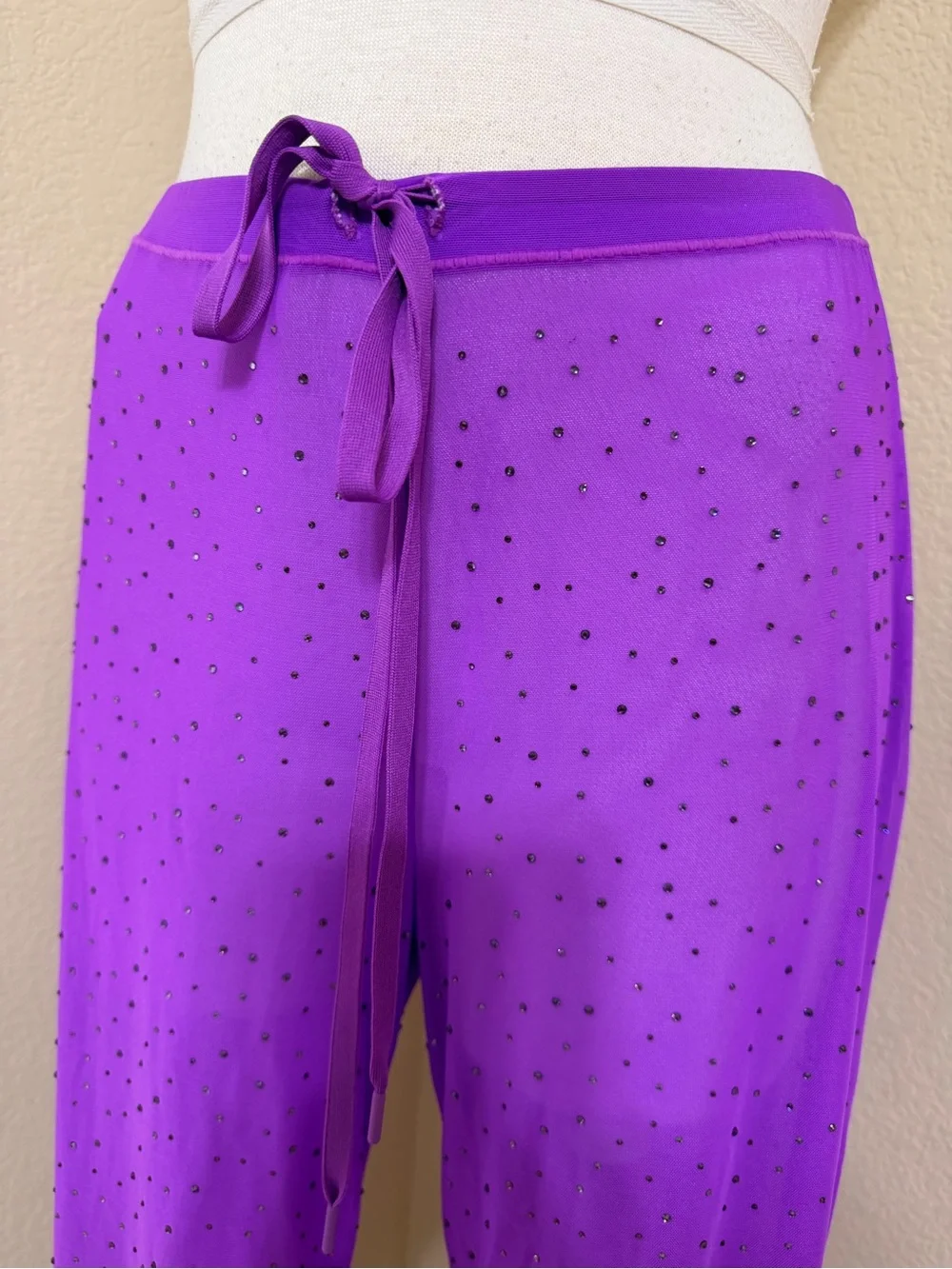 SKIMS Purple Sheer Mesh Lounge Pants